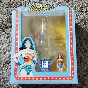 Wonder Woman with invisible jet